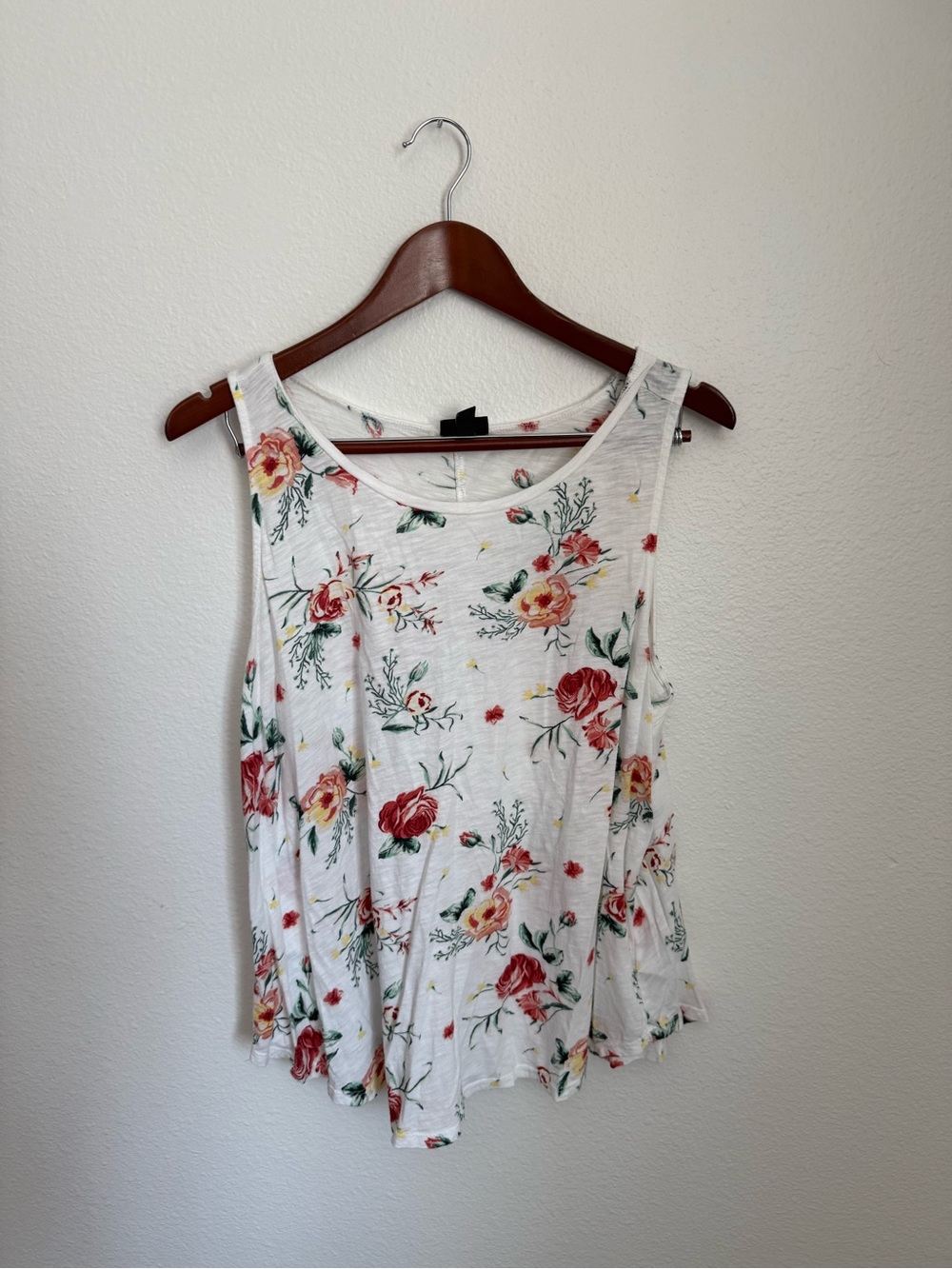 Torrid Floral Print Sleeveless Tank Top